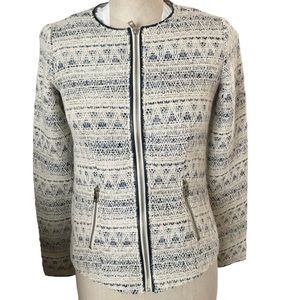 a.n.a A New Approach Lurex Tweed Jacket women Size Small